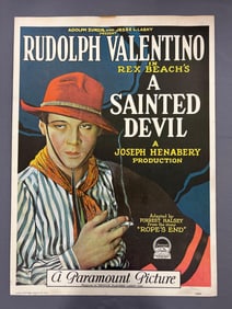 Reproduction Rudolph Valentino A Sainted devil movie poster