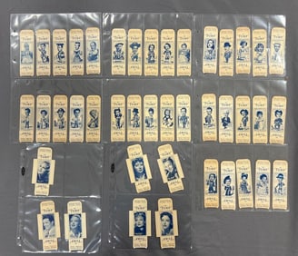 Complete Set of Turf Hollywood Star Cigarette Cards