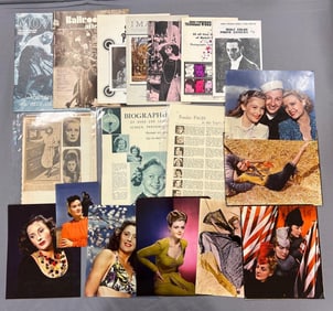Group of Hollywood Ephemera and Photographs