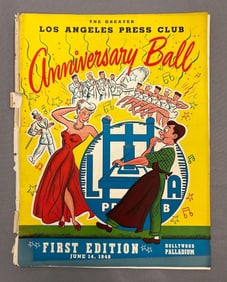 Los Angeles press club anniversary ball 1948 featuring early Marilyn Monroe