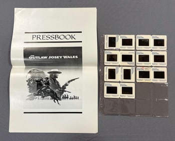 The Outlaw Josef Wales Pressbook and Slides