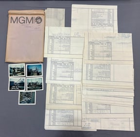 Group of Soylent Green Original Set Drawings and Schematics