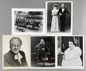 Group of 5 Signed Photographs