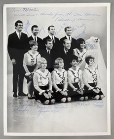 Signed Tom Hansen Dancers Group Photograph