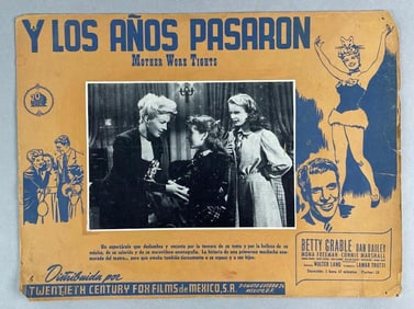 Mother Wore Tights Spanish Lobby Card