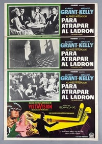 Group of 3 To Catch a Thief Lobby Cards