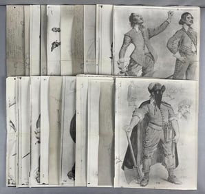 Group of 20 Western Costume Co. Vintage Photo Copies