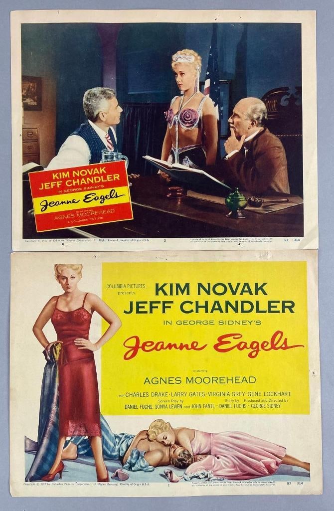 Group of 2 - 1957 Jeanne Eagels Lobby Cards (1 of 2)