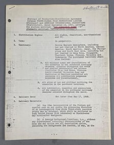 Group of 1967 The Conqueror Worm Legal Documents
