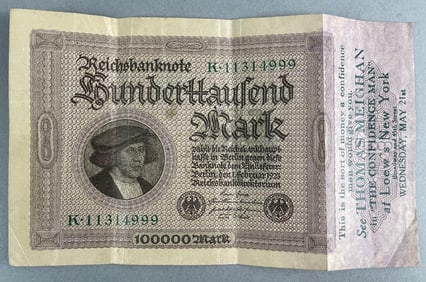 1924 The Confidence Man Promotional Item