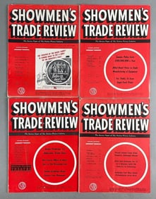 Group of 4 - 1950s Showmens Trade Reviews