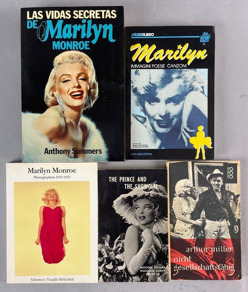 Group of 5 Marilyn Monroe Foreign Language Books (1 of 3)