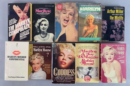 Group of 10 Paperback Marilyn Monroe Books