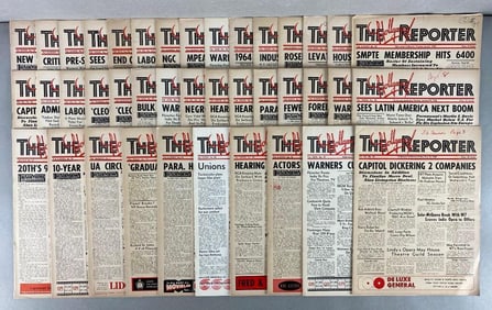 Group of 40 The Hollywood Reporter Magazines
