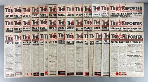 Group of 41 The Hollywood Reporter Magazines
