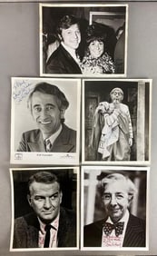 Group of 5 Signed Hollywood Photographs