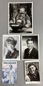 Group of 5 Signed Hollywood Photographs