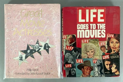 Group of 2 Informational Hollywood Coffee Table Books