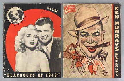 Group of 2 Ken Murrays Blackouts Programs
