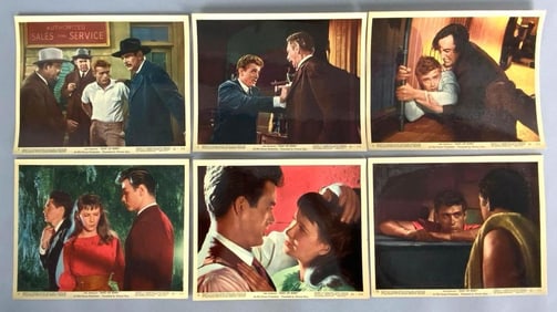 Group of 6 1955 East of Eden James Dean Mini Lobby Cards