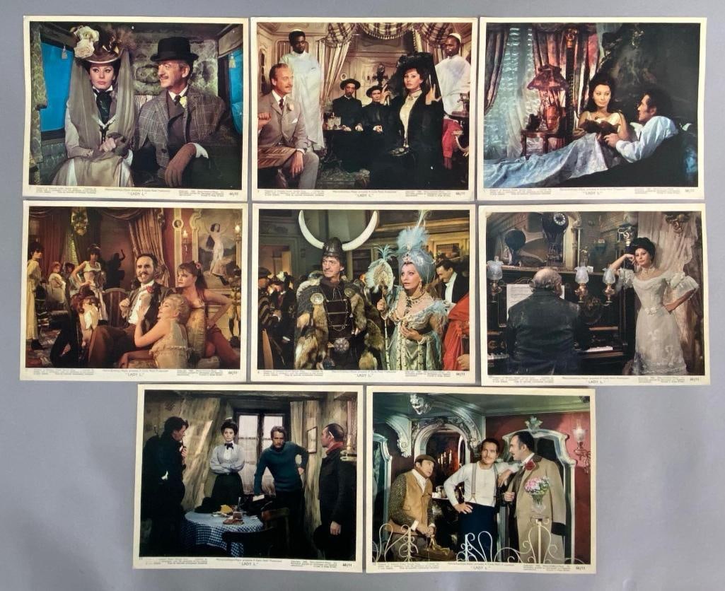 Group of 8 1965 Lady L Mini Lobby Cards (1 of 5)