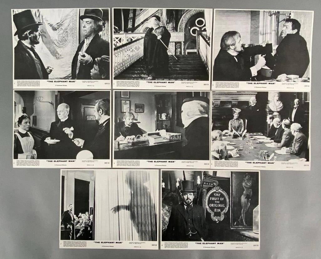 Group of 8 1980 The Elephant Man Mini Lobby Cards (1 of 5)
