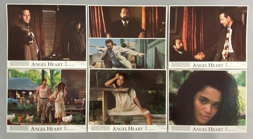 Group of 7 1987 Angel Heart Mini Lobby Cards