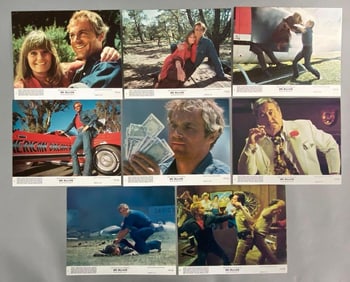 Group of 8 1977 Mr. Billion Mini Lobby Cards