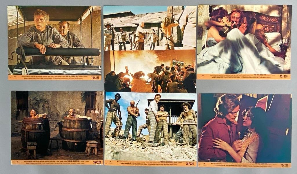 Group of 7 1970 There Was A Crooked Man Mini Lobby Cards (1 of 4)