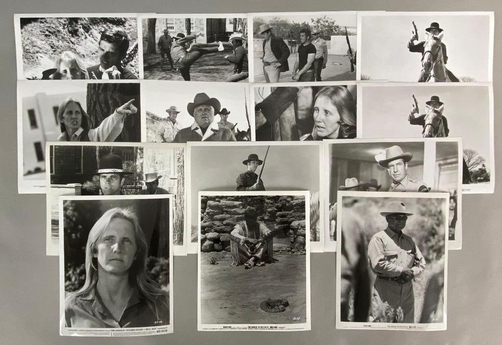 Group of 14 1971 Billy Jack Stills: Warner Brothers, Starring Rom Laughlin, and Delores Taylor, All measure 8 x 10 inches.
