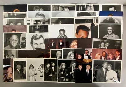 Group of 40 Movie and Sports Star Photographs
