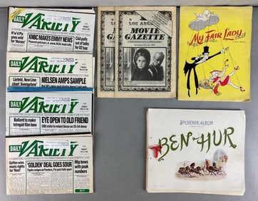 Group of 8 Assorted Hollywood Ephemera