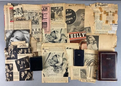 Group of Assorted Constance Dowling and Ivan Tops Ephemera