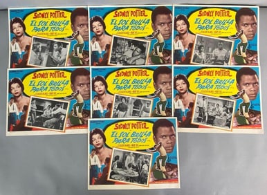 Group of 7 1961 Spanish A Raisin in the Sun Lobby Cards