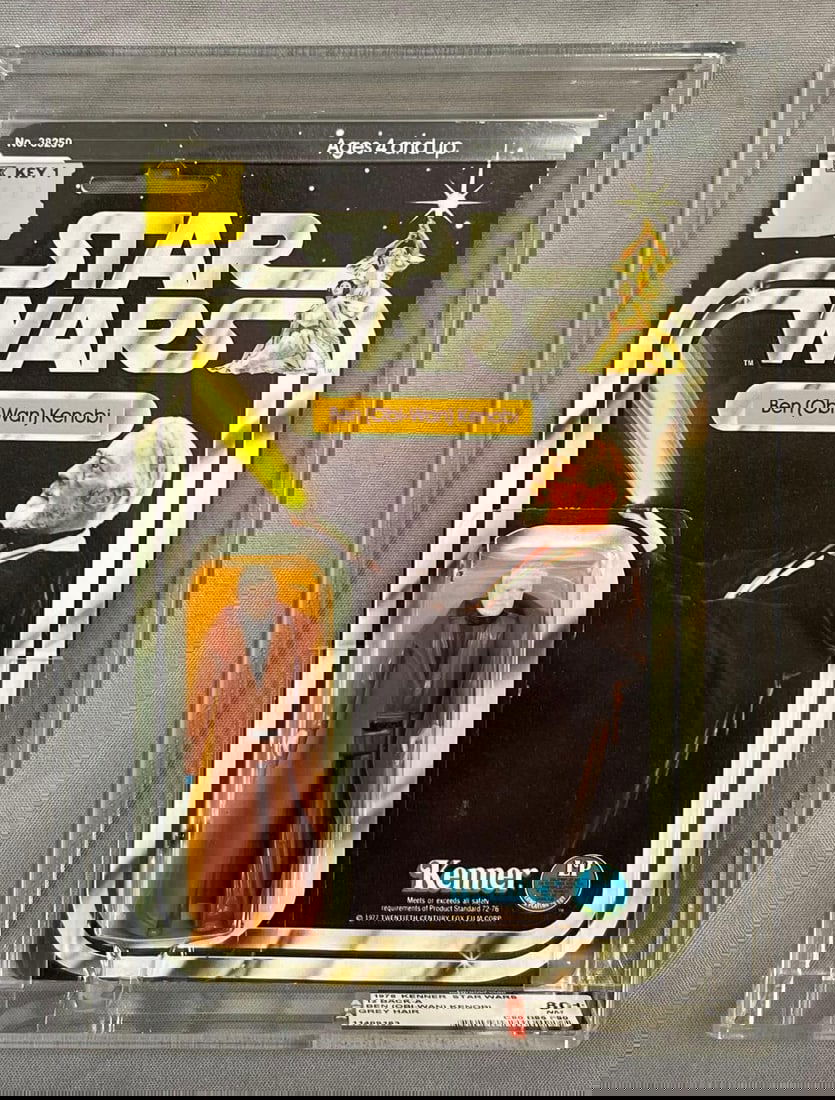 AFA Graded 1978 Kenner Star Wars 12 Back-A Ben (Obi-Wan) Kenobi Action Figure (1 of 3)