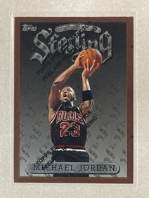 1996 Topps Finest Sterling Bronze Michael Jordan #50