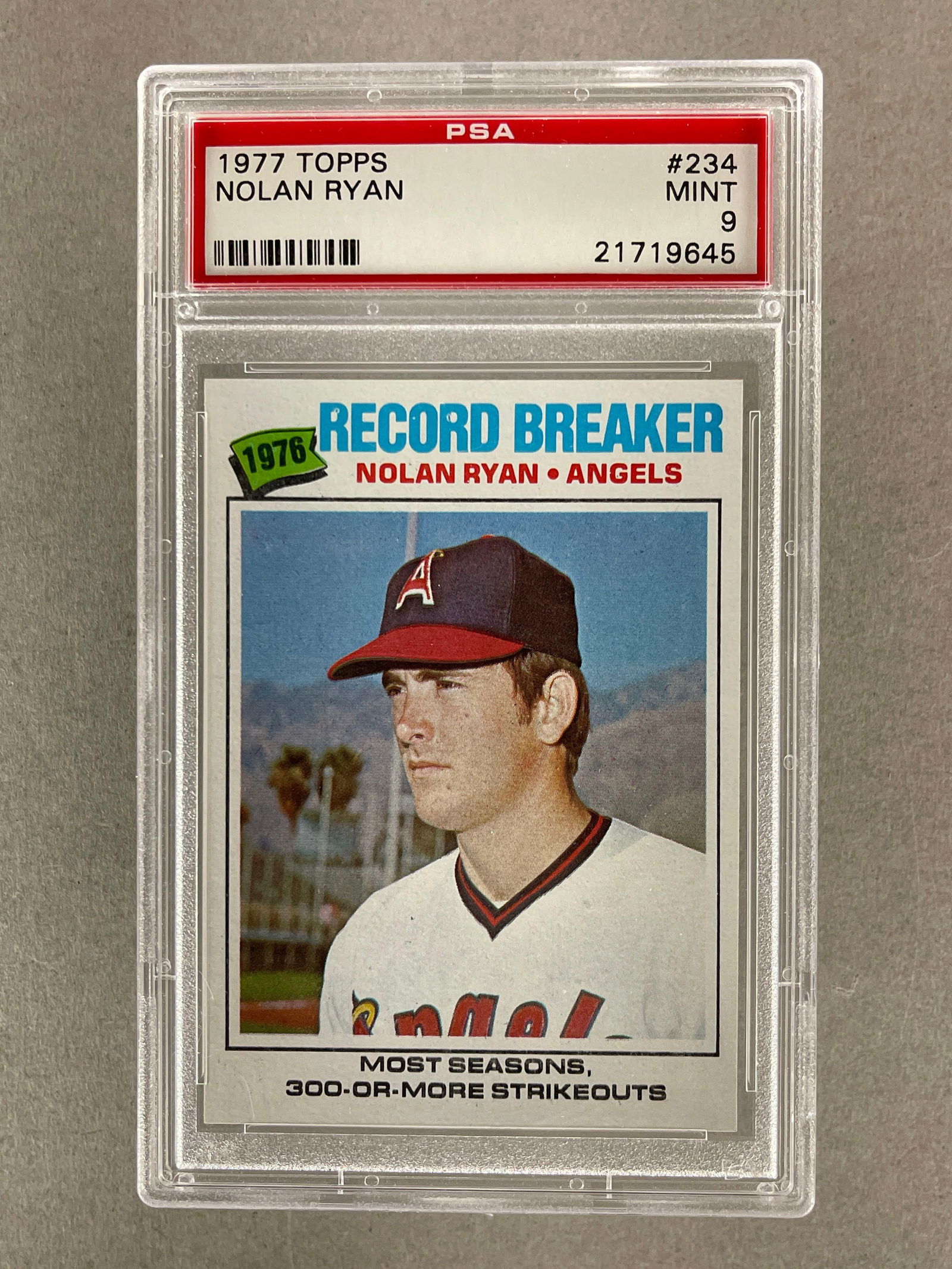 1977 Topps Nolan Ryan #234 PSA 9 (1 of 2)