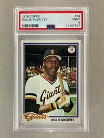 1978 Topps Willie McCovey #34 PSA 9