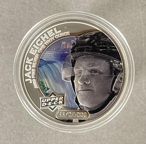 2017 Upper Deck Hockey Jack Eichel 1 Troy Ounce Silver Round /5000