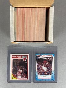 1989 Fleer Basketball High Grade Set with Sticker Set