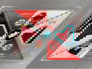 2003 SPX Combos Jersey Ken Griffey Jr and Adam Dunn 16/90