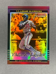 2002 Bowman Chrome Gold Refractor Vladimir Guerrero 7/50