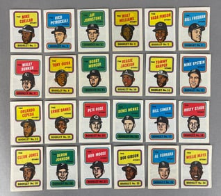 1970 Topps Baseball Story Booklet Complete Set 24/24