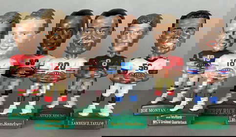 6 - 1993 - 97 NFL SAM Bobbleheads