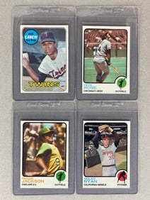 1973 Topps Nolan Ryan, Pete Rose, Reggie Jackson, + 69 Carew