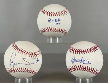 Bruce Sutter, Luis Tiant, and Roy White Signed Baseballs with COA