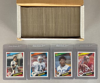 1984 Topps Football Complete High-Grade Set