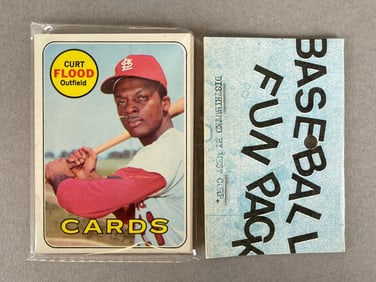 1969 Topps Baseball West Corps Cello Fun Pack