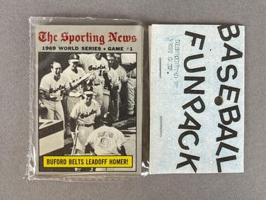 1970 Topps Baseball West Corps Cello Fun Pack