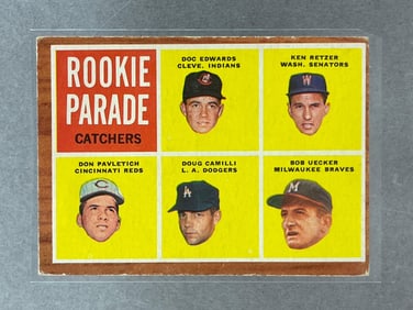 1962 Topps Rookie parade Bob Uecker #594